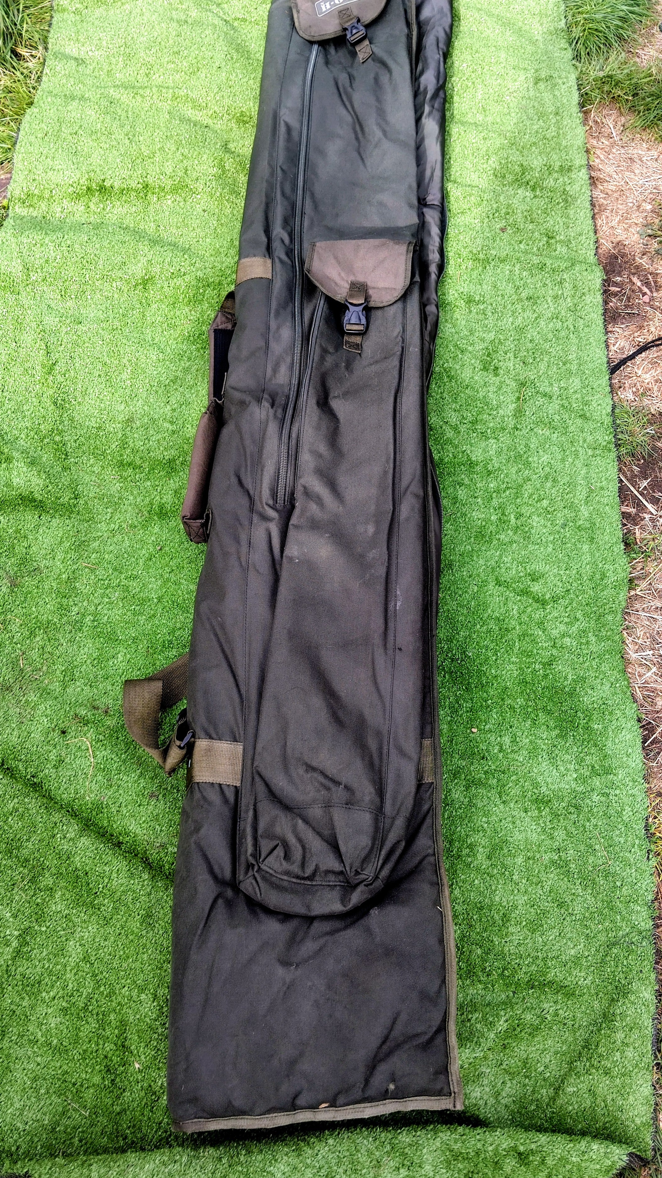 Nash H Gun 3 Rod Holdall 12ft Padded Carp Luggage Built In Aluminium Spine