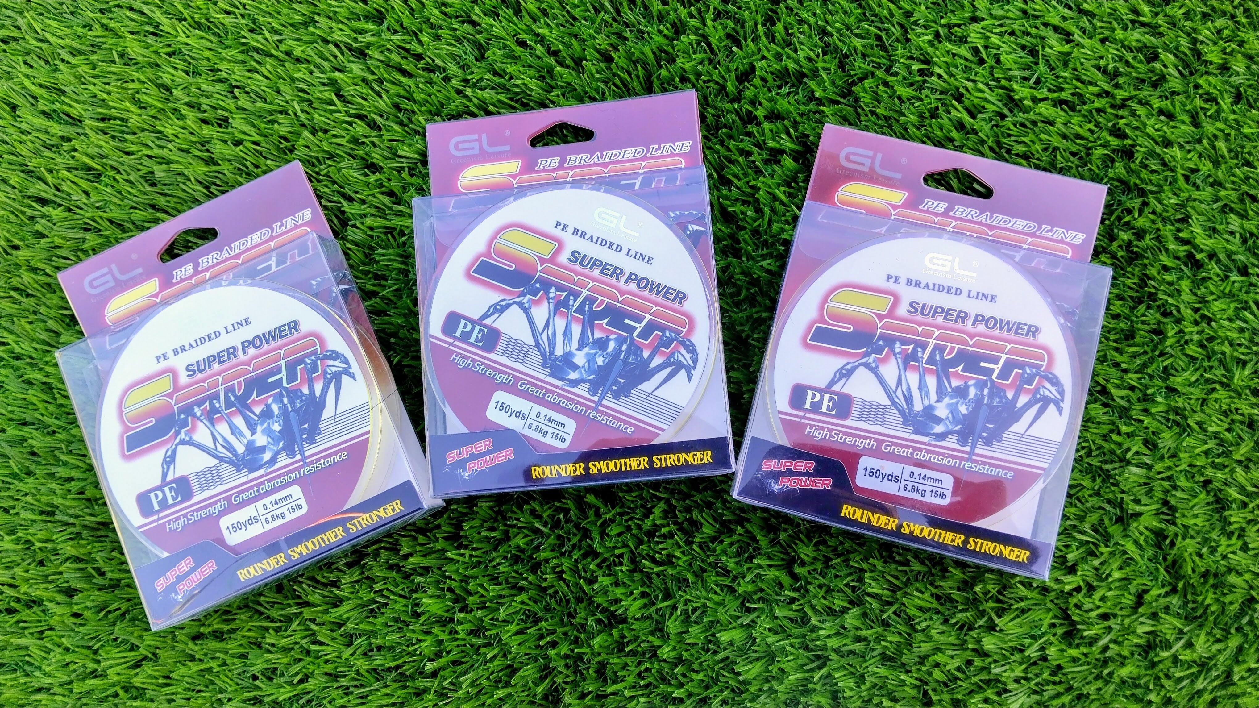 Braided Line 15lb 0.14mm High Vis Yellow 150m - Zero Stretch Marker Lure Braid