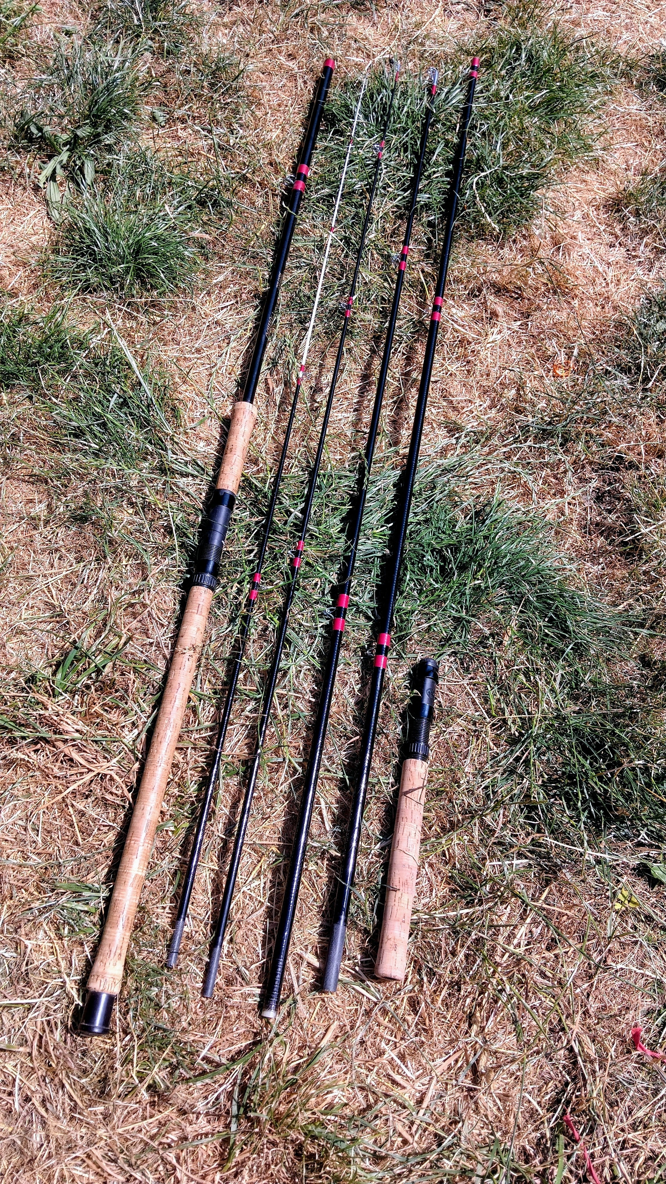 Vintage Daiwa 6 In 1 Multi Purpose Fishing Rod Combo Spin Fly Ledger Match Glass