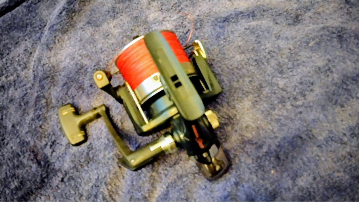 Daiwa Emblem Spod Big Pit Reel + Braid Line - Used Carp Fishing Spod / Marker