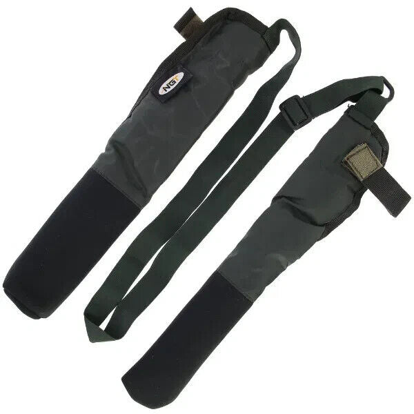 'Connected' neoprene tip & butt protectors for transporting made-up carp rods