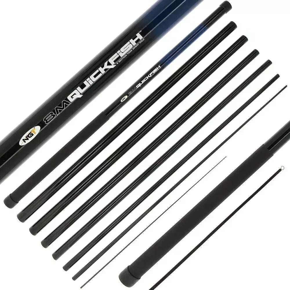 NGT QuickFish 8m Take Apart Pole