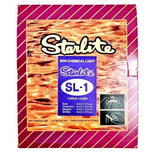 Starlite chemical lights/glowsticks - Choice of ClipLight, SL1, SL2 - TWIN PACKS