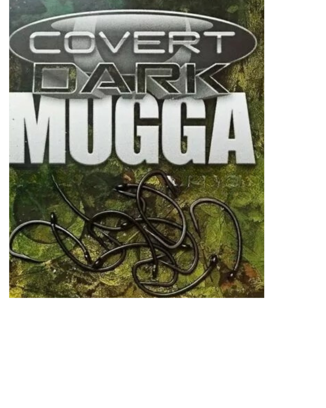 Gardner Covert Dark Mugga Carp Fishing Hook Range - Barbed, Barbless - All sizes