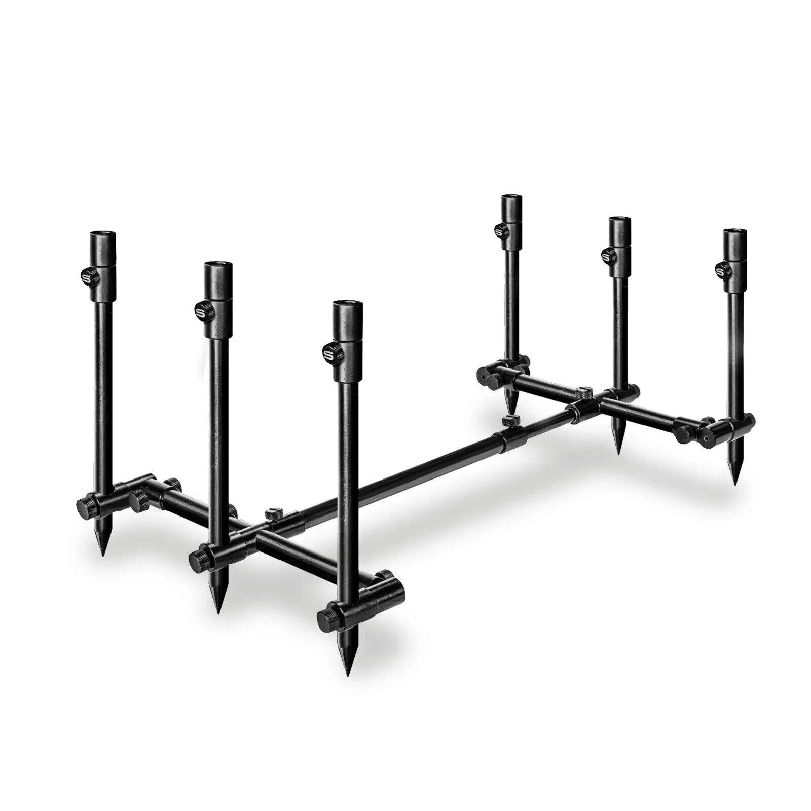 Saber Terrain X + Pod 2 / 3 Rod Pod Lightweight Adjustable Carp Fishing Buzz Bar