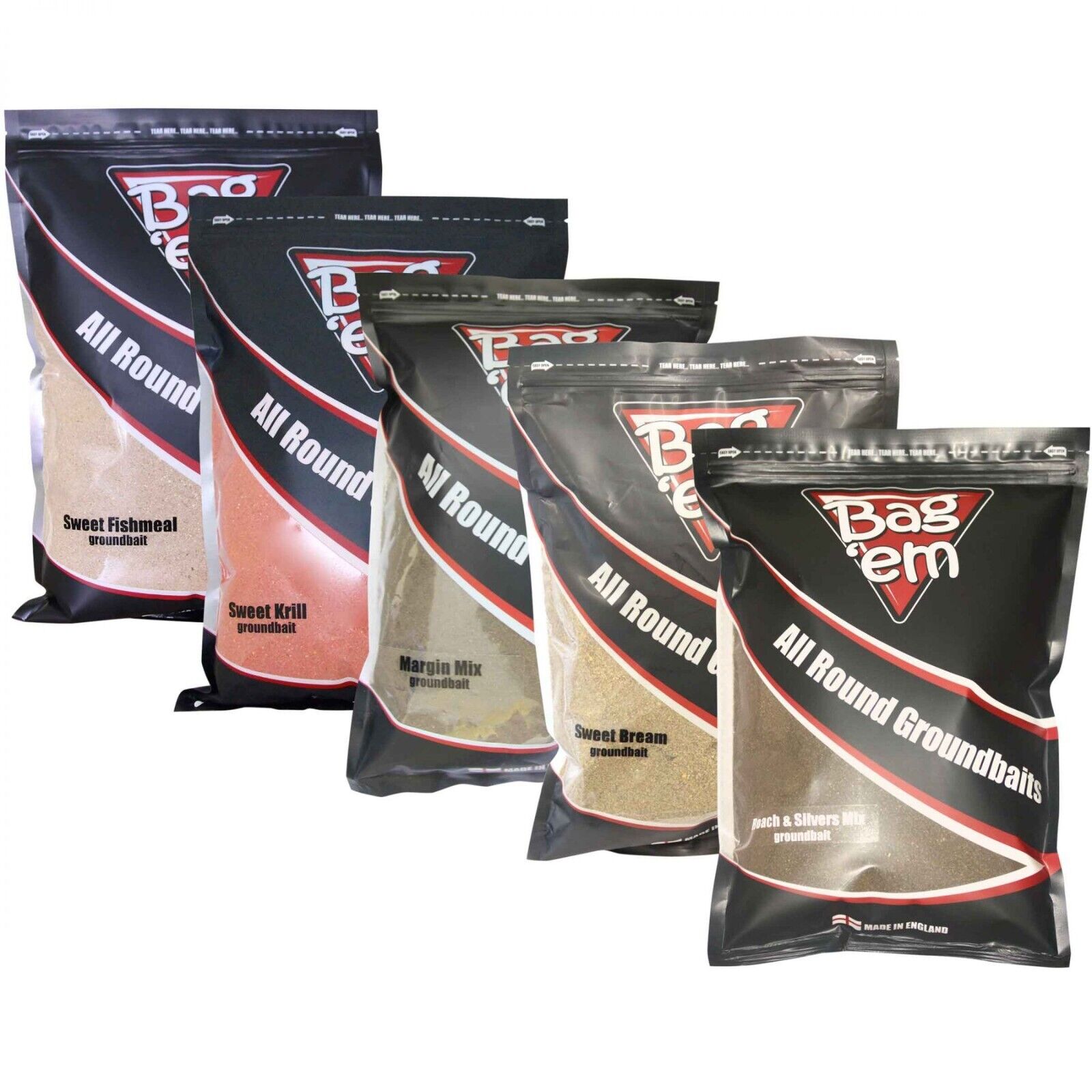 Bagem groundbaits - 2kg bags - Roach, Bream, Krill, Skimmer, Sweet fishmeal