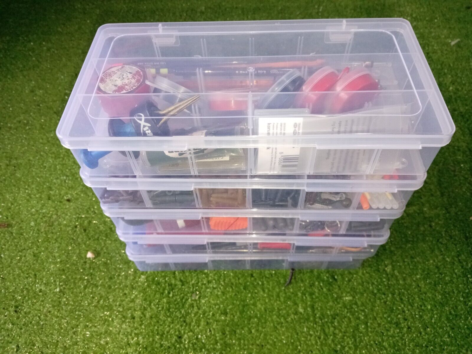 Clear, stackable terminal tackle boxes - Fully customisable - Carp, coarse