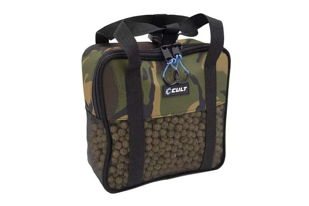 Cult Tackle DPM Rubber Mesh Carp Fishing Boilie Air Dry Bags - 3kg, 5kg, 10kg