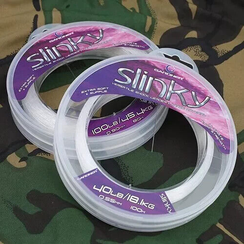 Gardner Tackle Slinky Leader Material - 40lb - 100lb