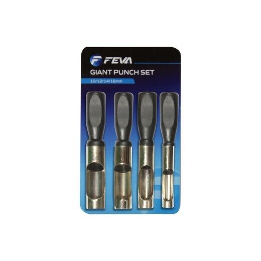 FEVA Giant bread/meat punch set - 10mm 12mm 14mm 16mm - For perfect preparation
