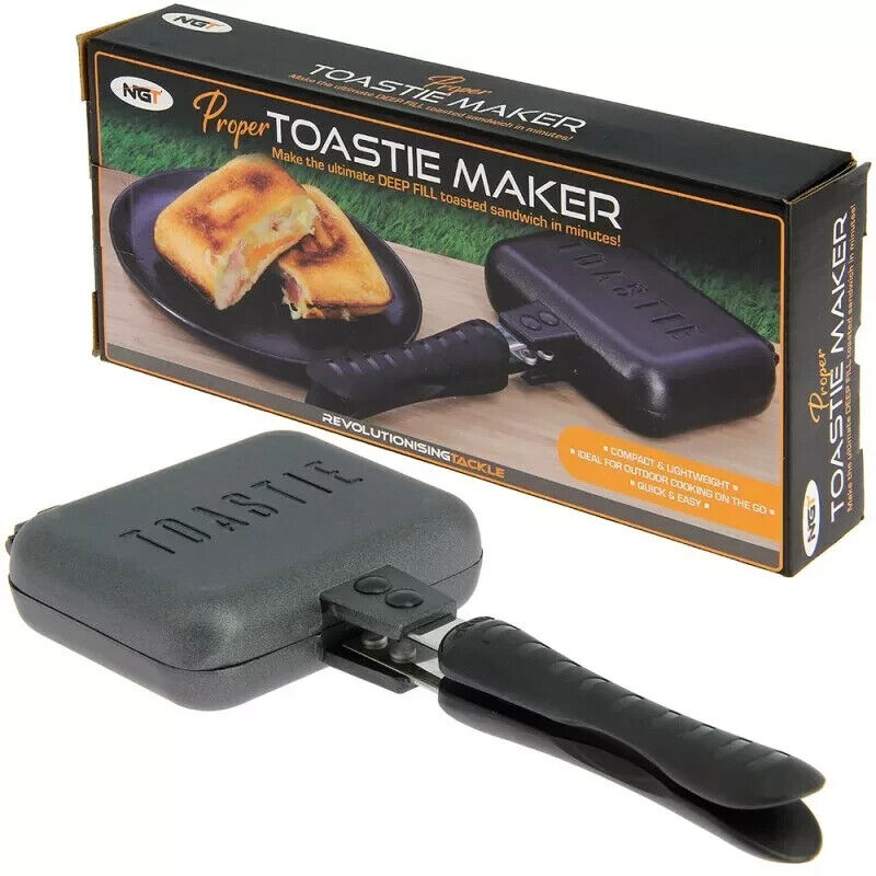 NGT Proper Toastie Maker Deep Fill Sandwich Toaster / Bankside Camping Grill Pan