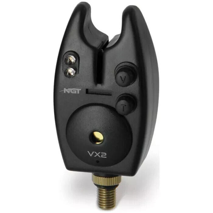 NGT VX2 Carp Fishing Bite Alarm - Adjustable Volume and Tone - Includes Case