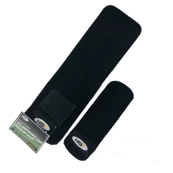 Rod bands / wraps for transporting made-up rods - Includes lead pouch