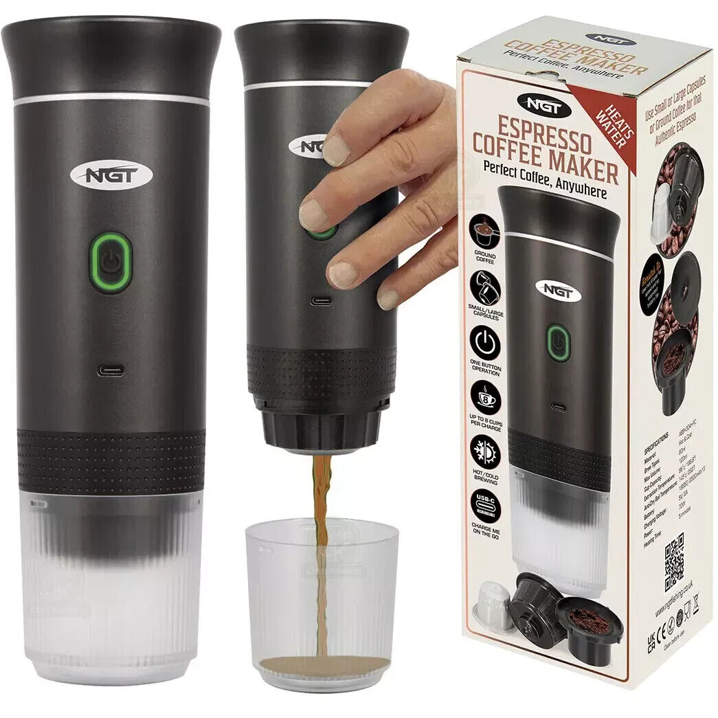 Portable espresso maker - USB rechargeable - Be a bankside barrister
