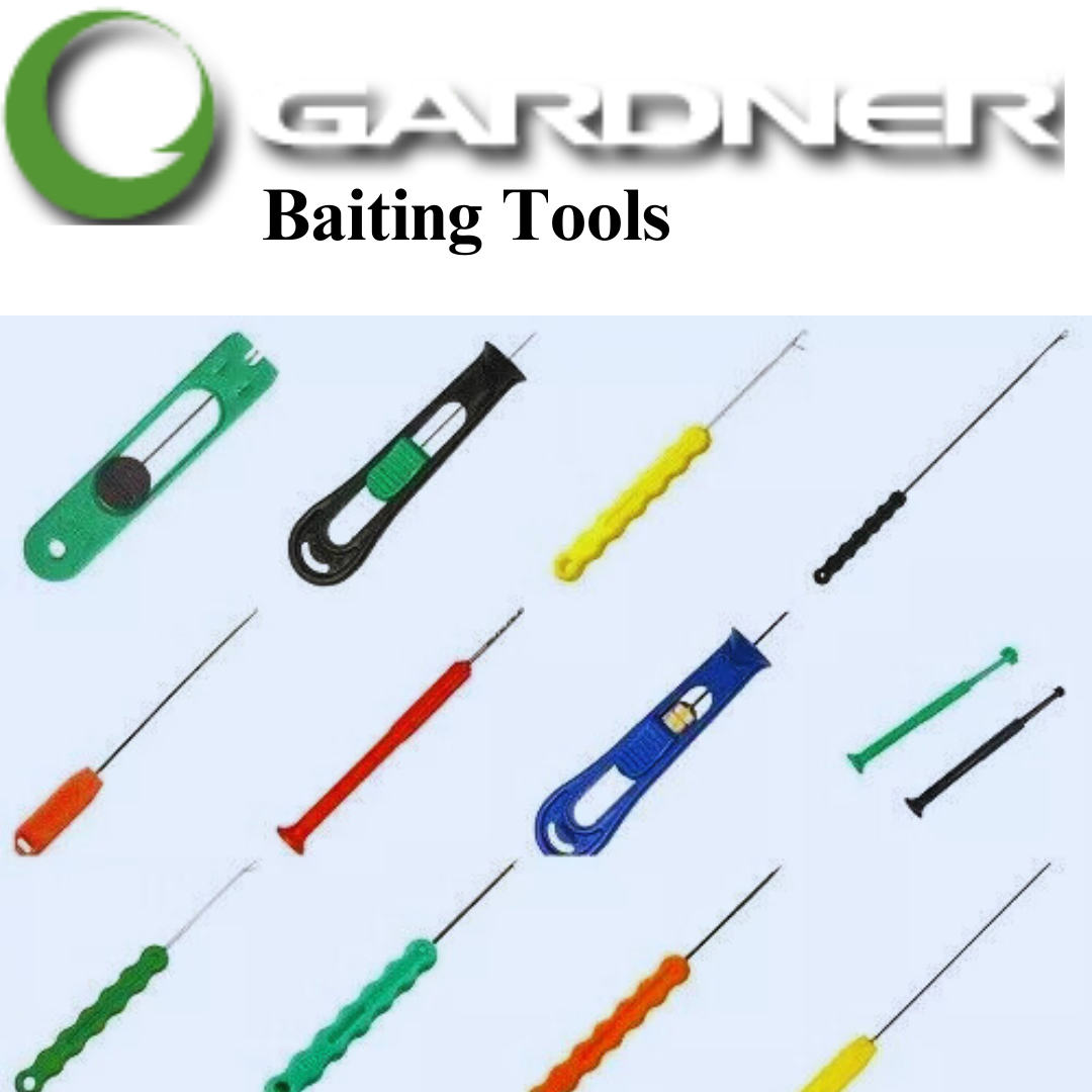 Gardner baiting tools - Complete range inc boilie and braid needles, drills