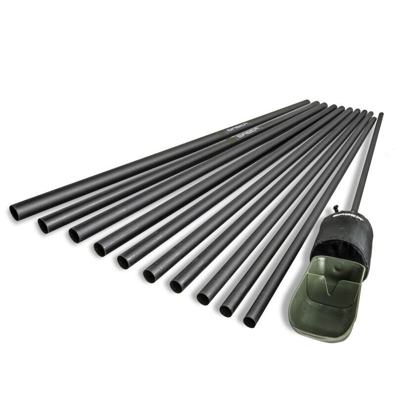 Saber 18m Carp Fishing Baiting Pole - Inc Float and Spoon