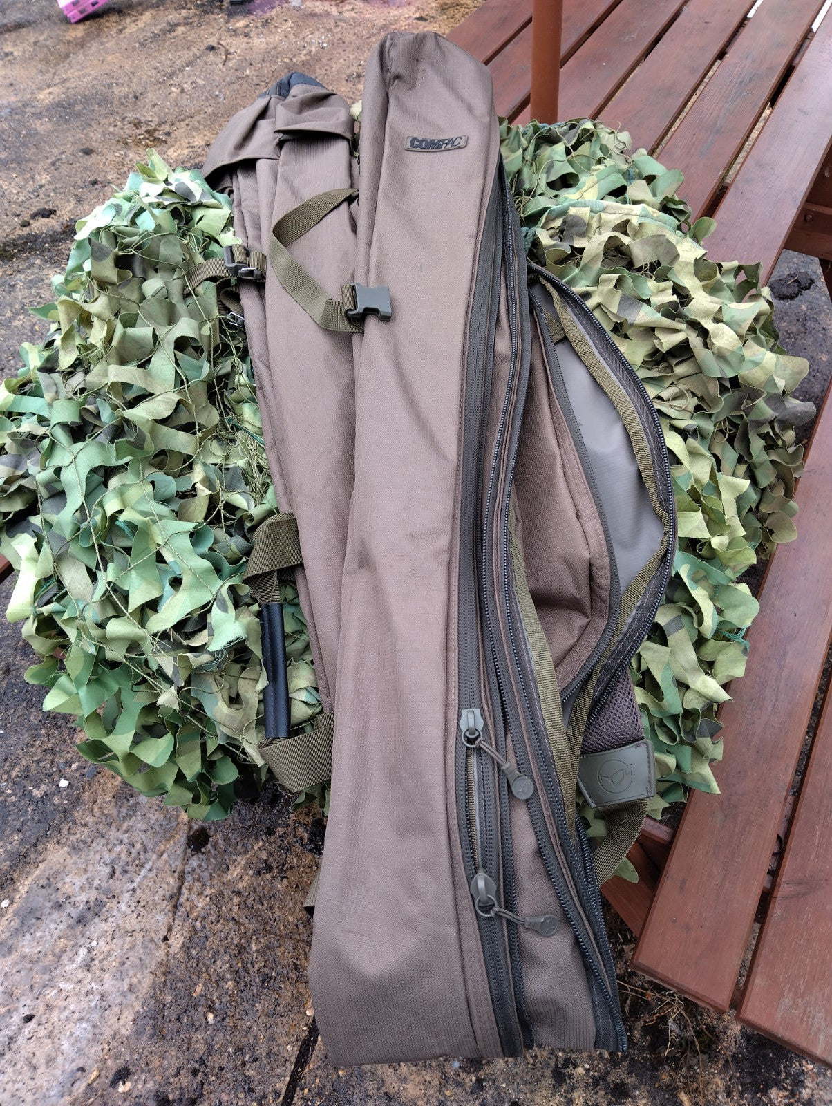 13' Korda Divide three-rod carp / specimen fishing rod holdall - ONE ONLY!
