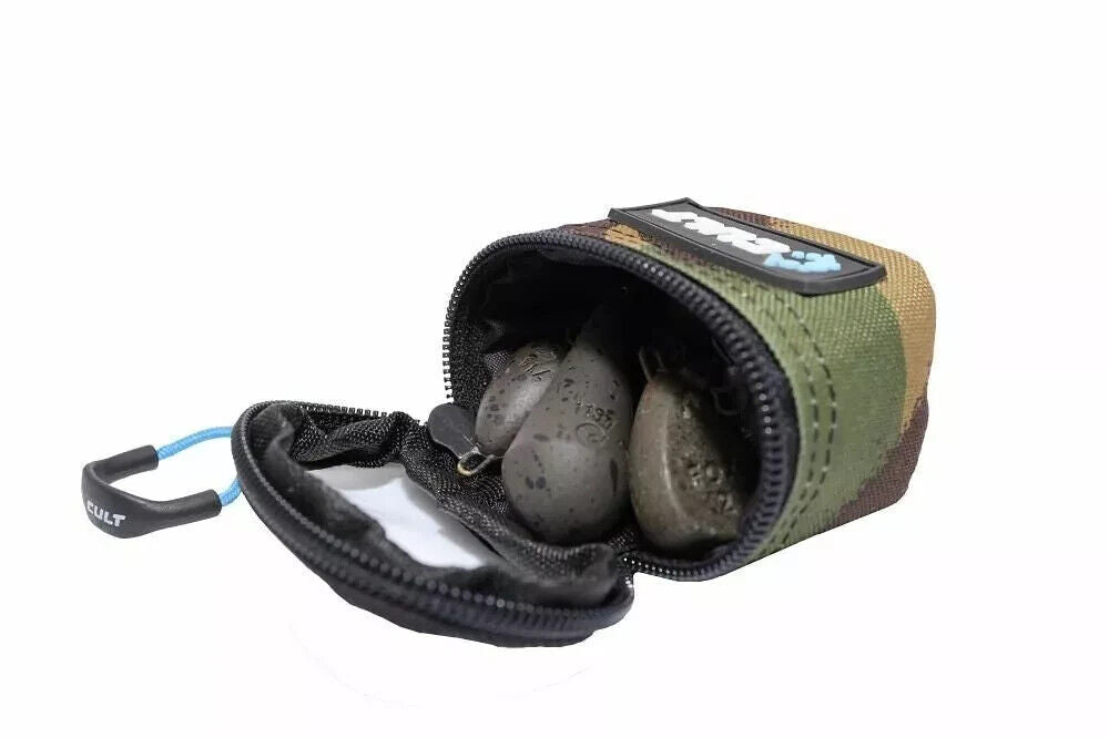 Cult Tackle DPM Clear Top Carp Fishing Lead Pouches -Choose from Medium or Small