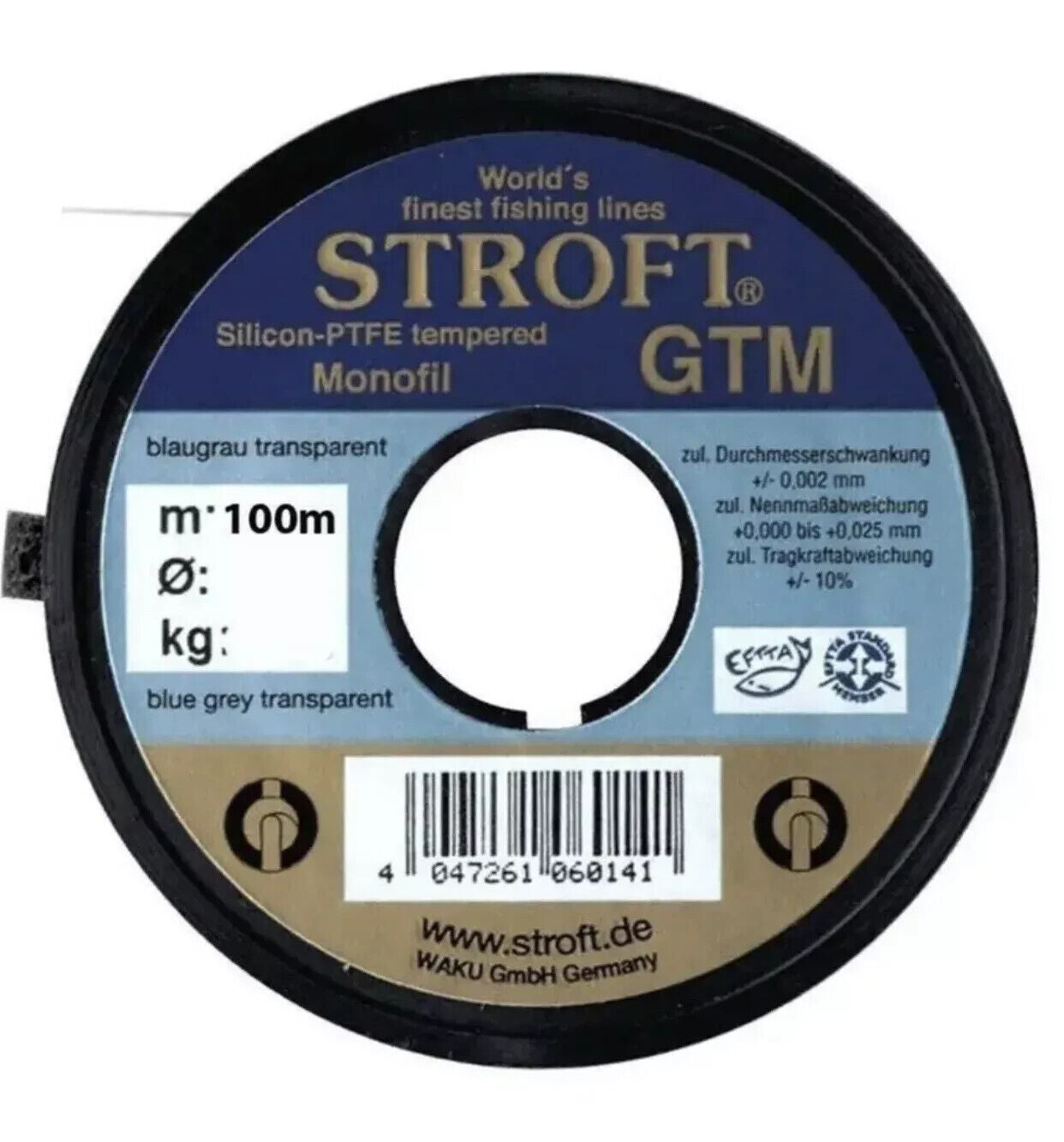 STROFT® GTM Monofilament fishing line - 100m spools - All diameters available
