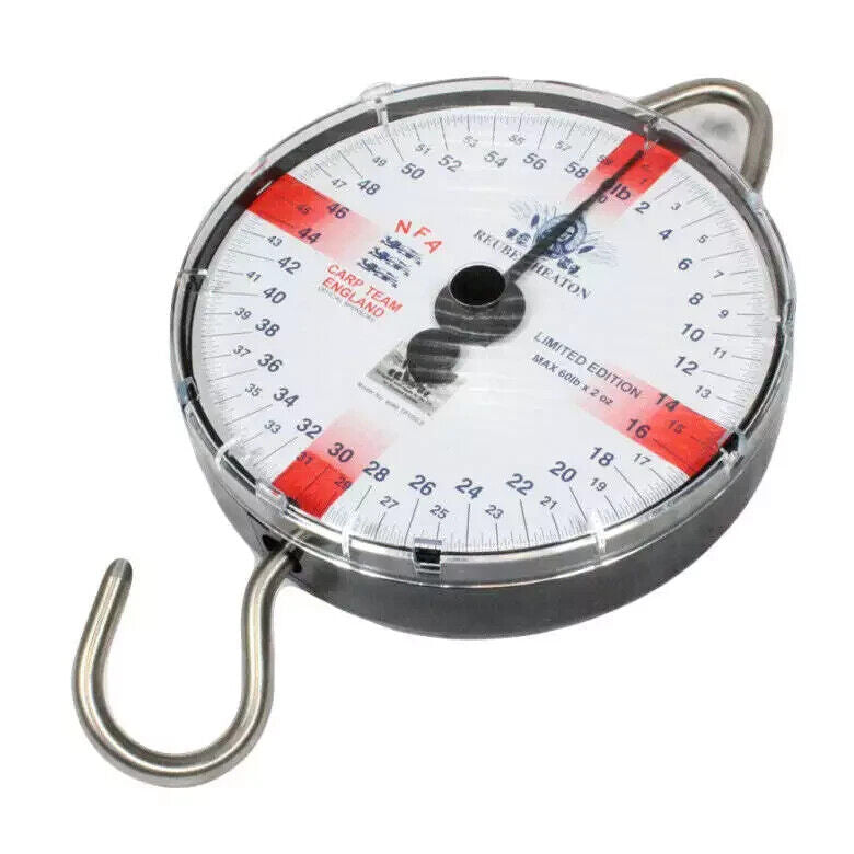 Reuben Heaton Cross of St George 120lb x 4oz specimen carp & cat fishing scales