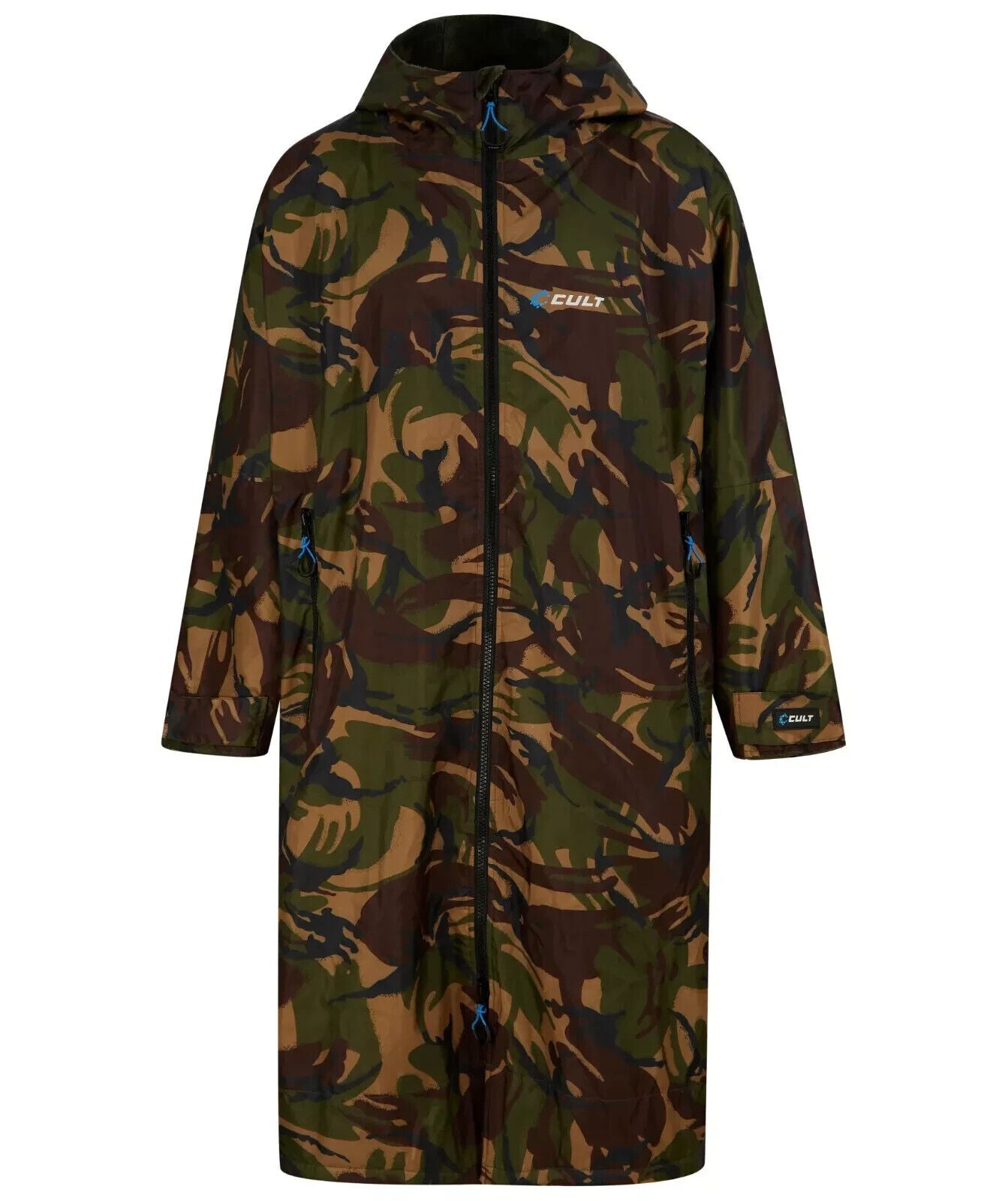 Cult Tackle Technical Bivvy Coat -  DPM Camo - Carp Fishing Outdoor Clothing