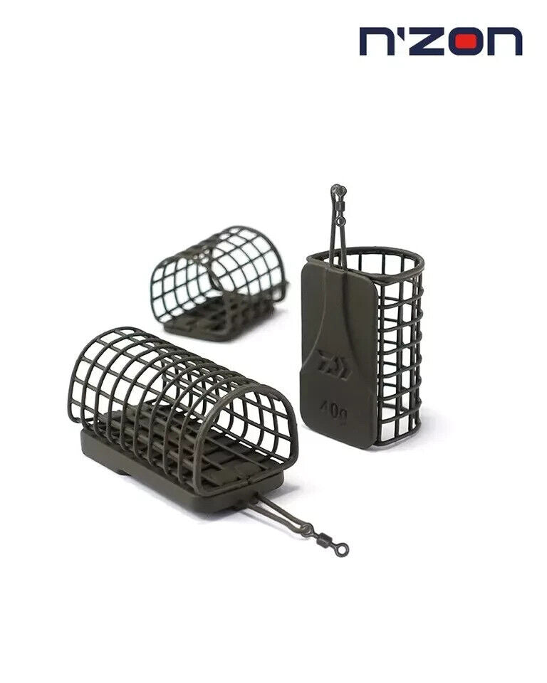 Daiwa N'ZON feeder range - Tunnel cage feeders, Open end feeders - Misc weights