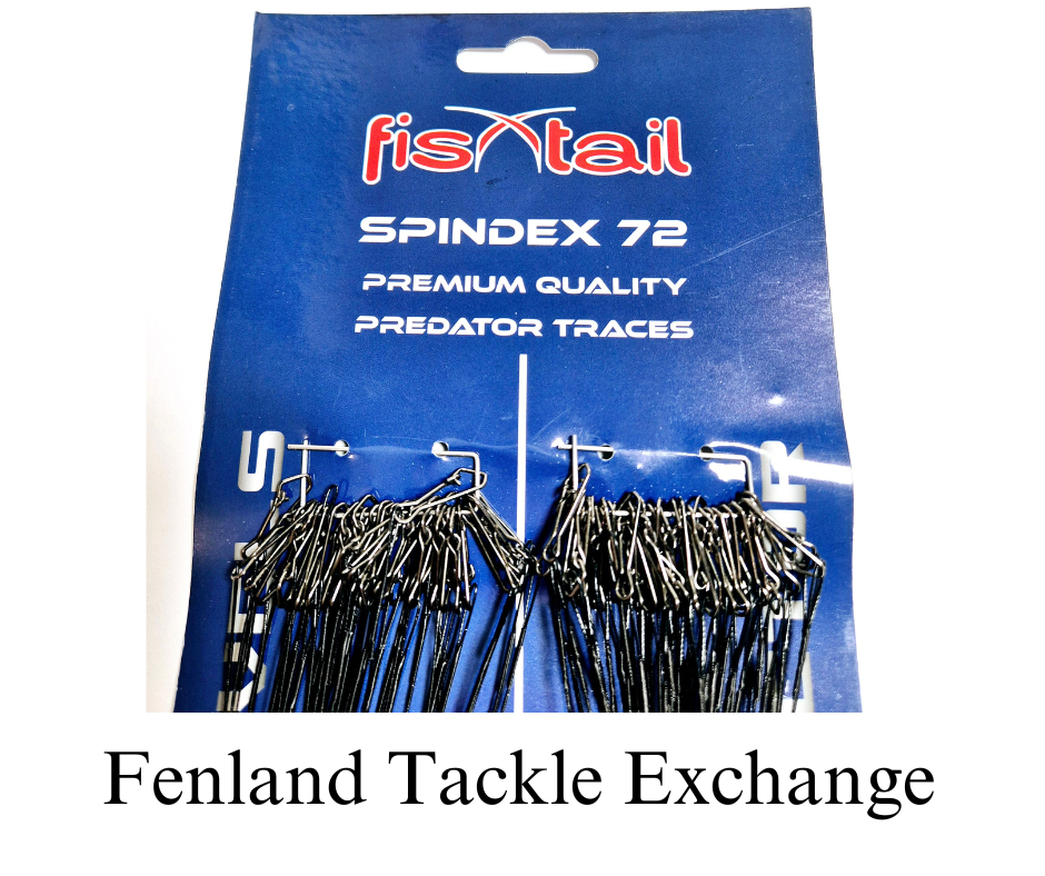 TWIN-PACK Pike and Predator 18" Wire Fishing Lure Traces--10kg, 8kg--PACK OF TWO