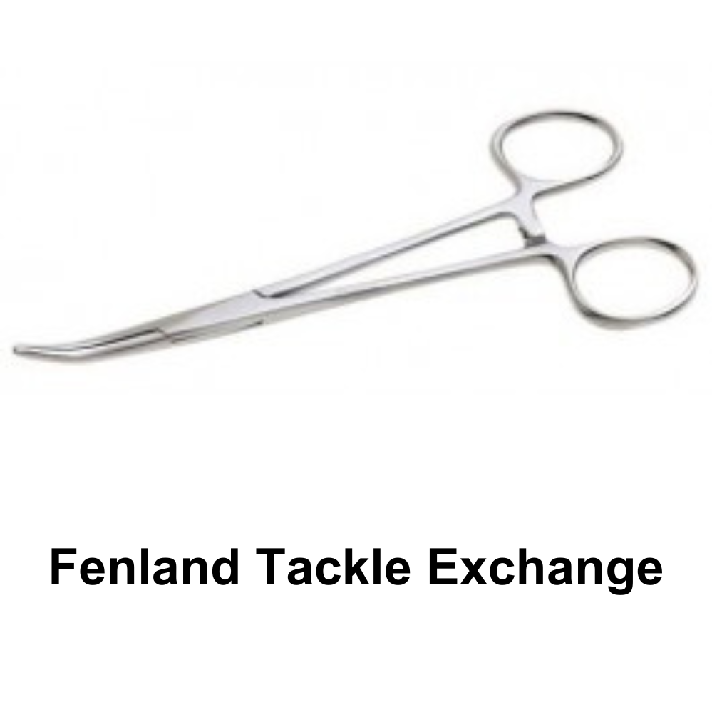 Stainless Steel fishing carp/pike forceps - Straight or curved options - 4"-12"