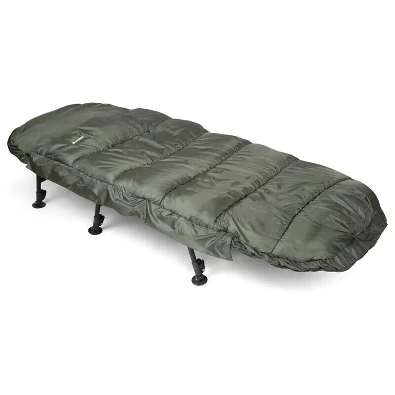Saber Folding Fishing SLP-4 Sleep System Bed Chair Padded Carp Camping Bivvy