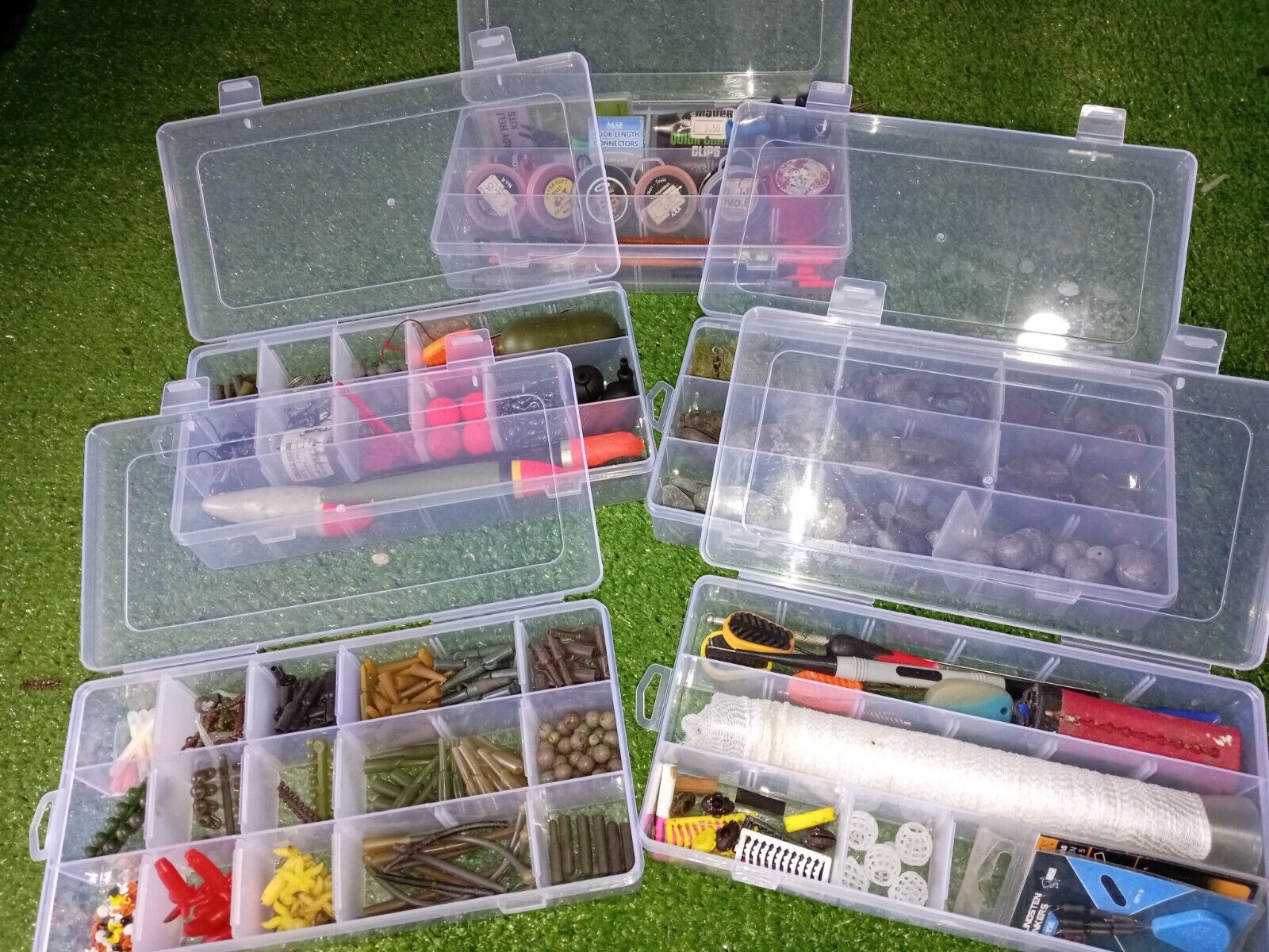 Clear, stackable terminal tackle boxes - Fully customisable - Carp, coarse