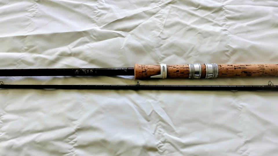 Vintage B James Stepped Up Carp Rod 10ft 2lb Test Curve - Excellent Condition