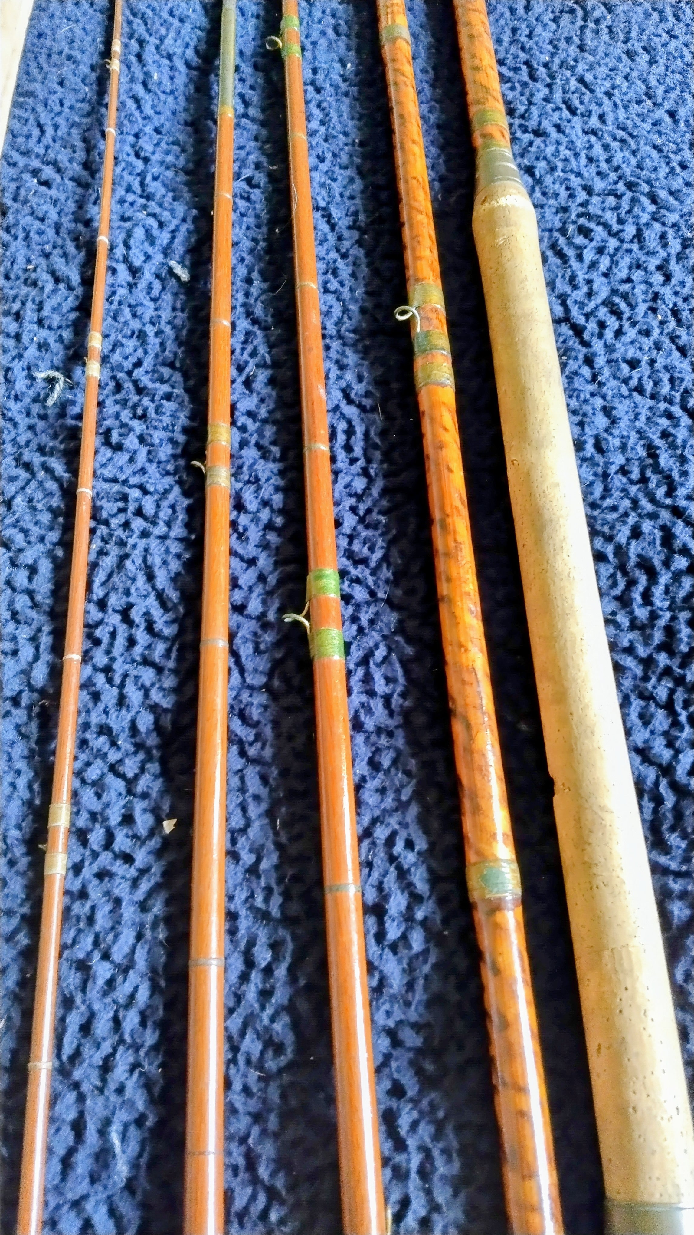 Vintage Allcocks Cane Fishing Rod 3 Tips - Multi Tip  Coarse Match Rod