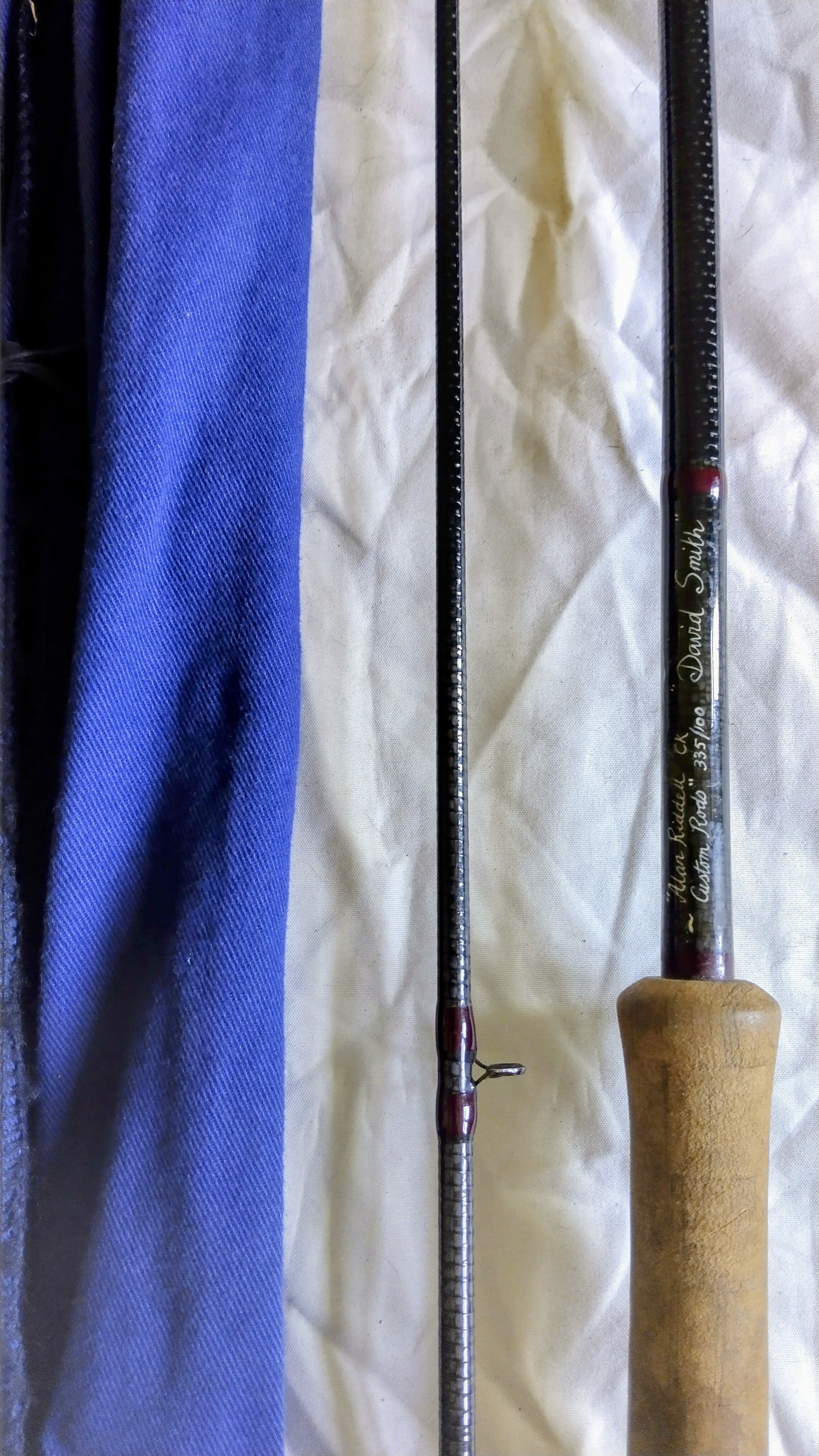 Vintage Alan Riddell Handbuilt 10ft Quivertip Feeder Rod 335/100 Classic Coarse