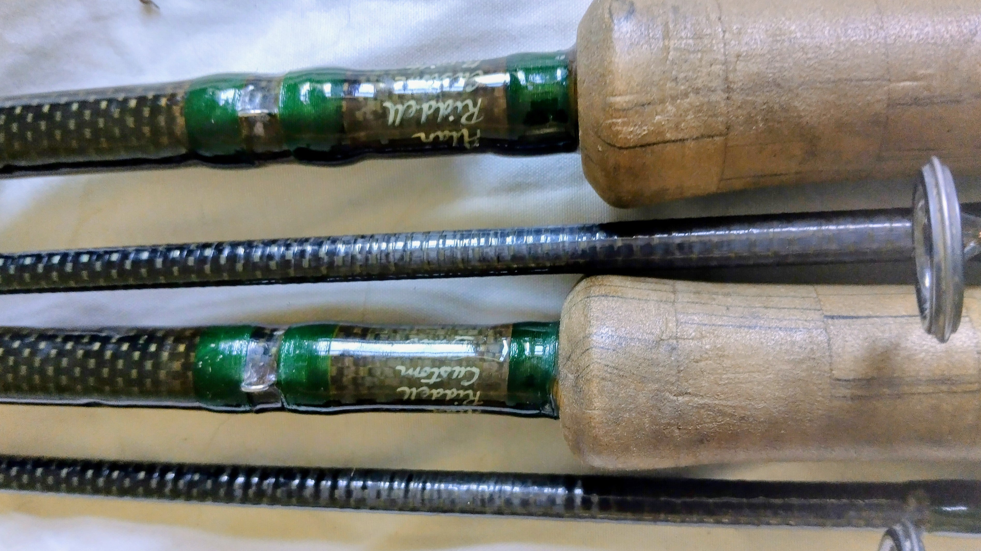 Vintage Alan Riddell Custom 12ft 2lb Specimen Carp Barbel Rod Classic Fishing