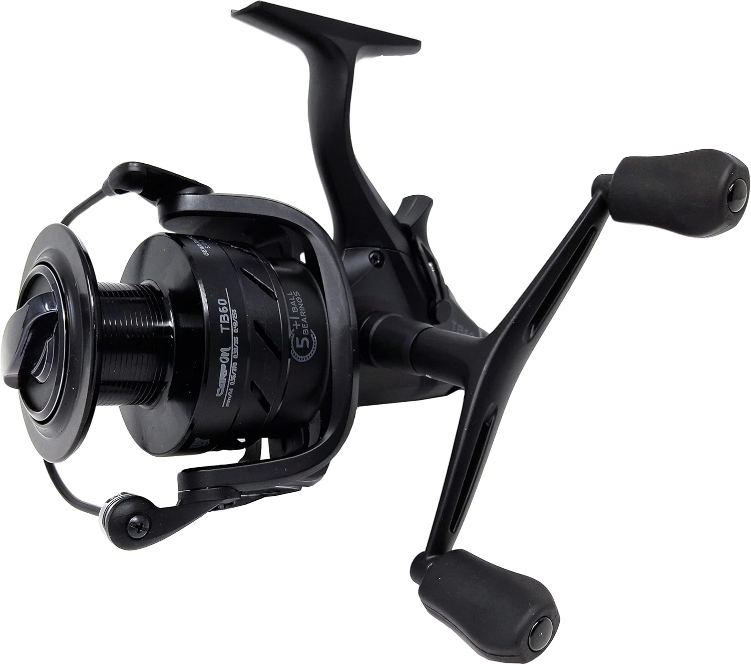 Carp On TB40 Freespool Fishing Reel 6BB Fixed Spool Pike Zander Carp + Spare Spool
