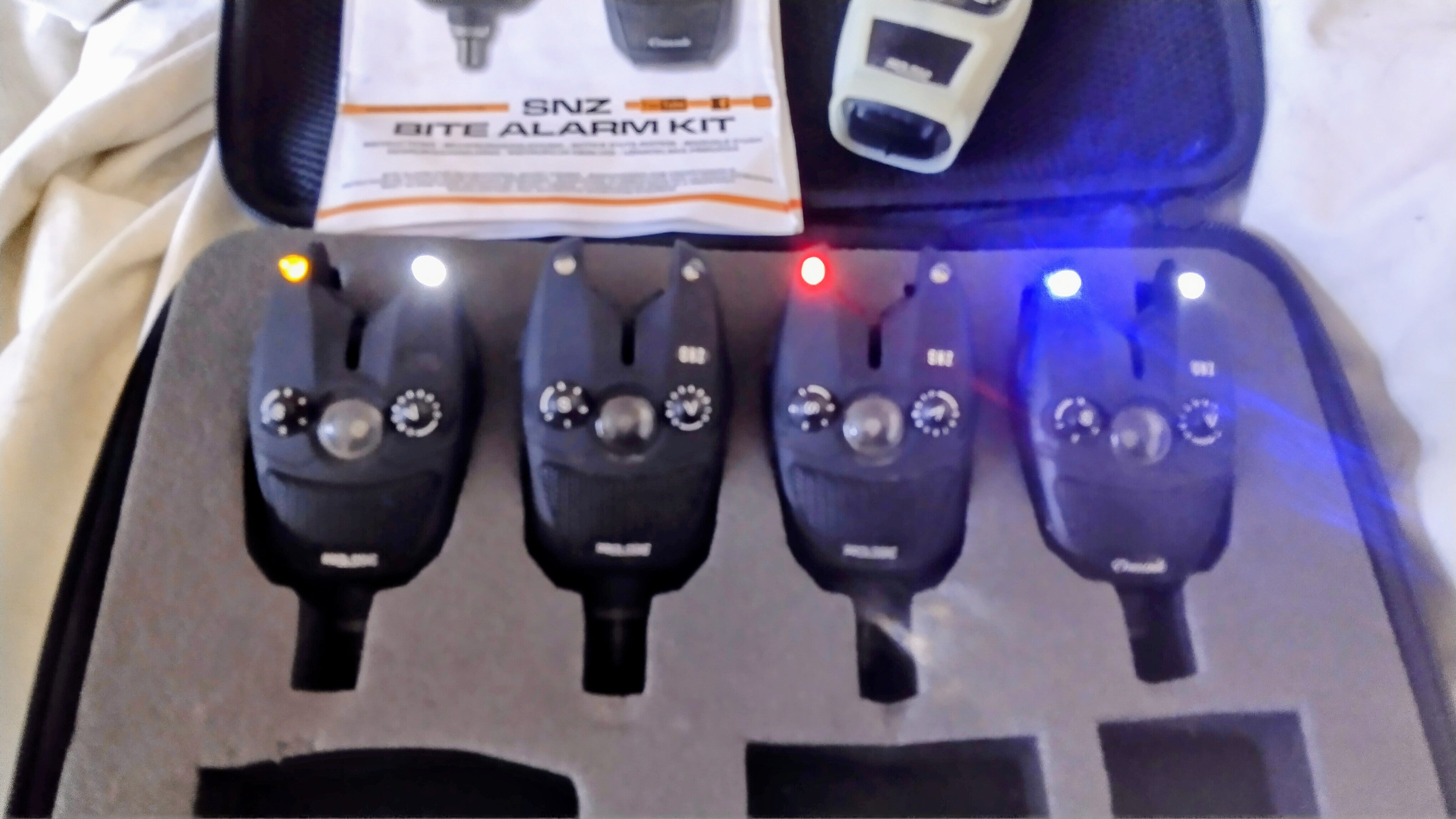 Prologic SNZ 4+1 Bite Alarm Set + Receiver | Very Good Condition Carp Tackle
