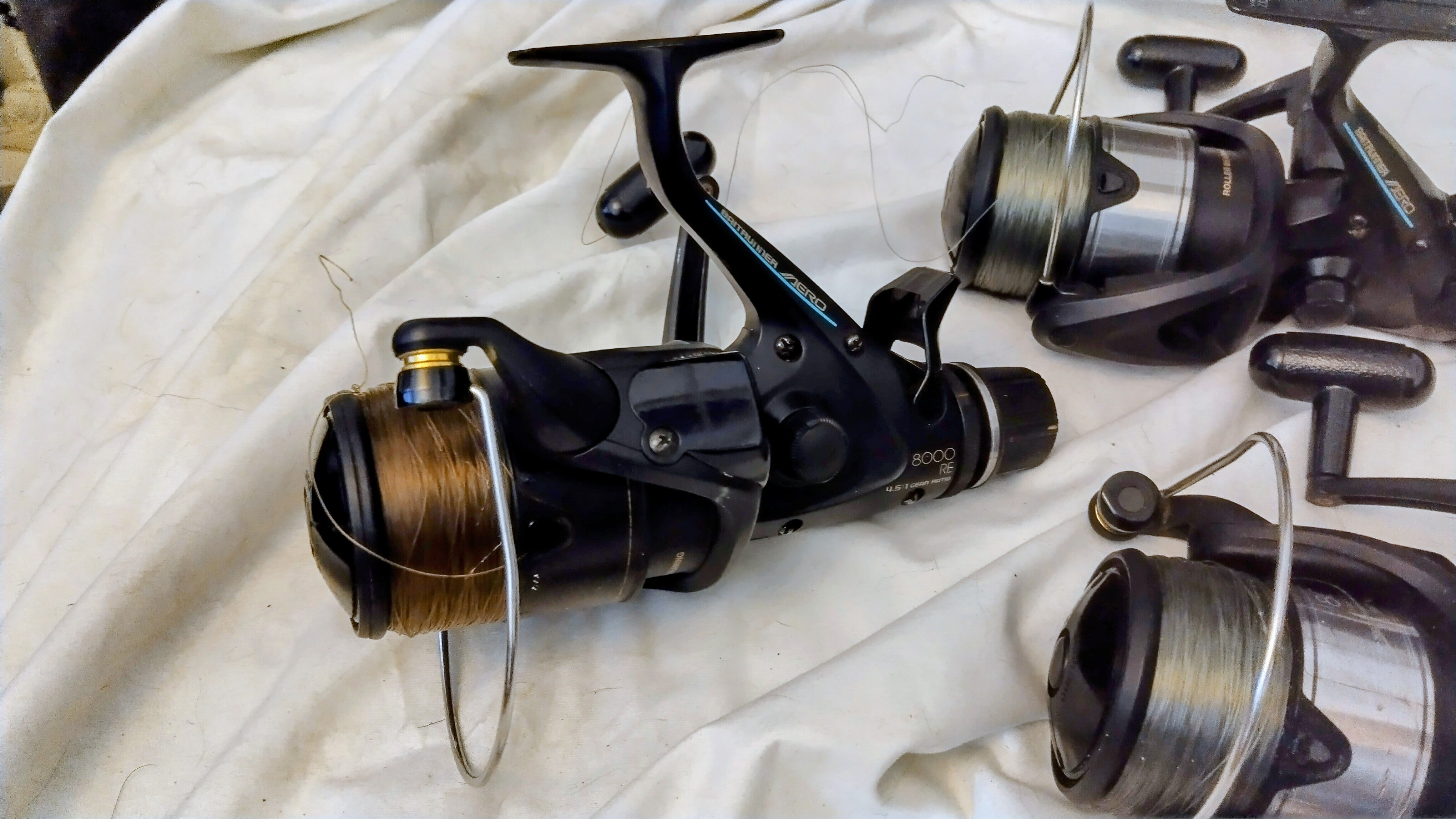 Shimano Aero GTE 8000RE Baitrunner Reel - Very Good Condition
