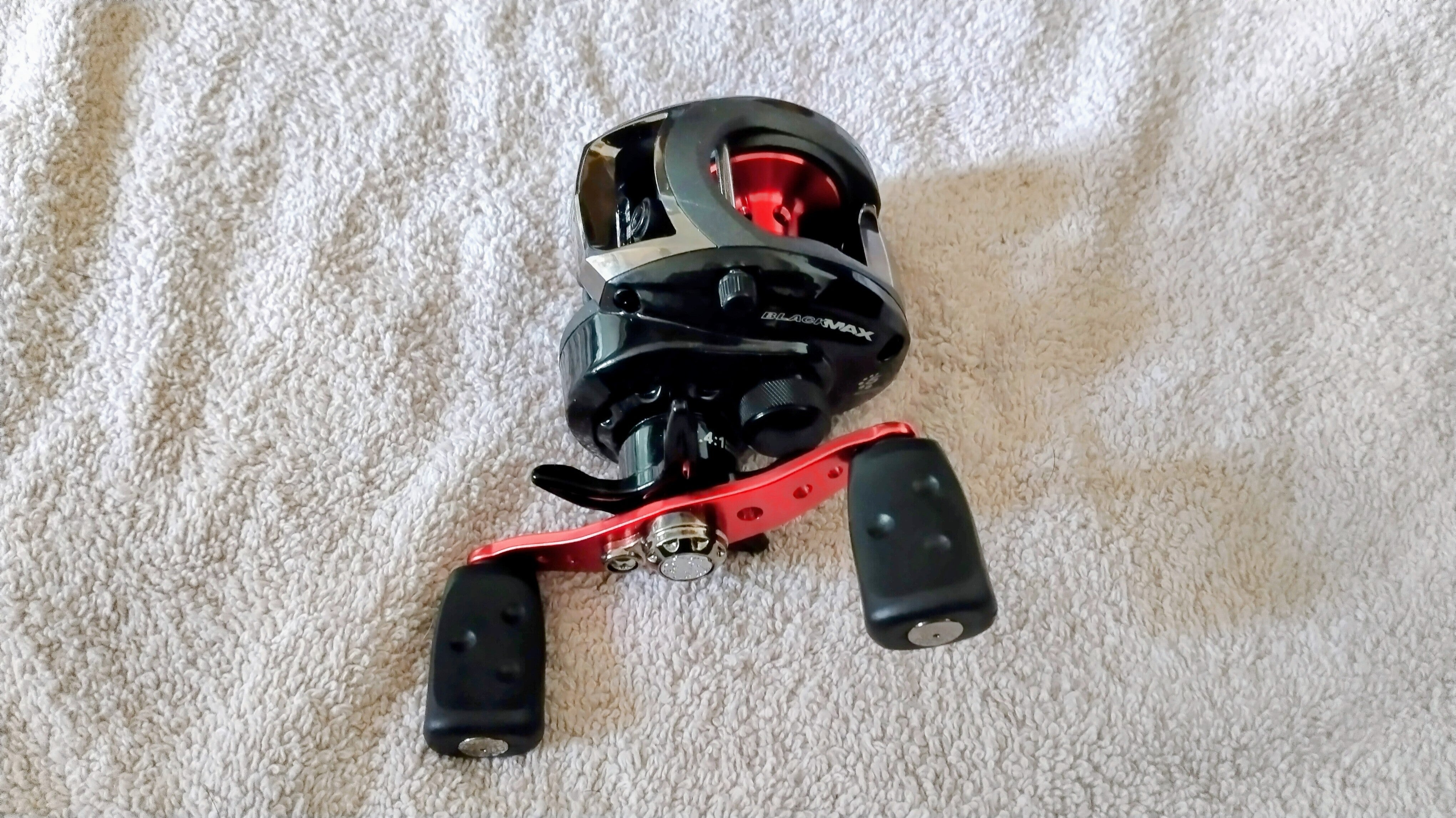 Abu Garcia Ambassadeur Black Max Left Hand Baitcasting Reel - Boxed & VGC