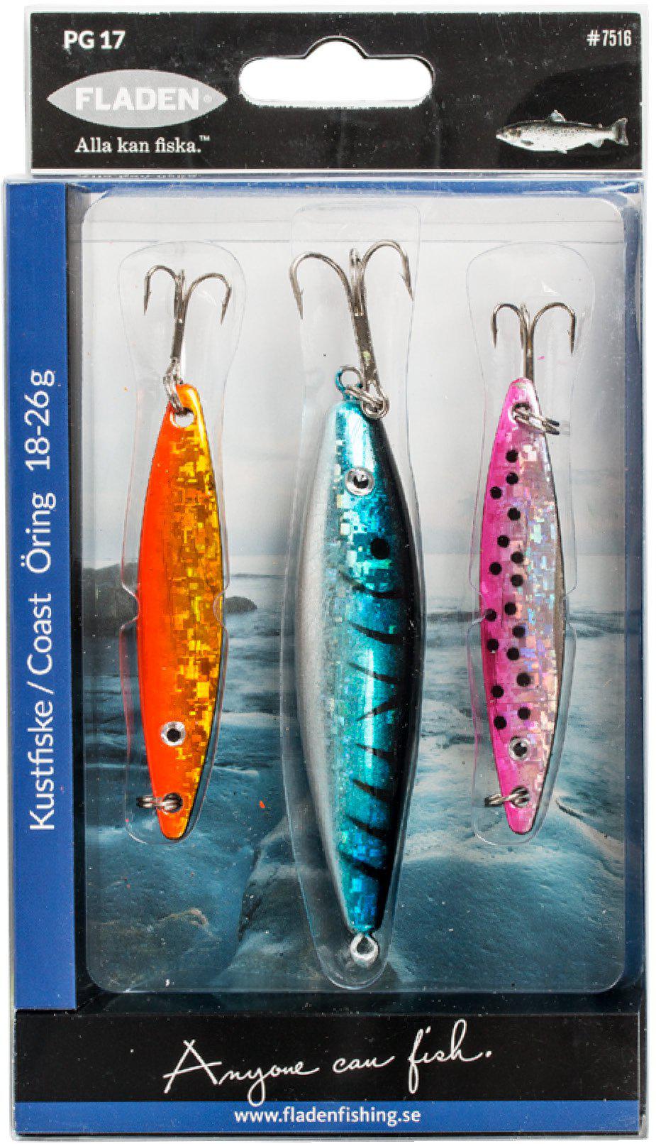 Fladen Perch Pike Lure Set | 3x Predator Fishing Lures 18-26g