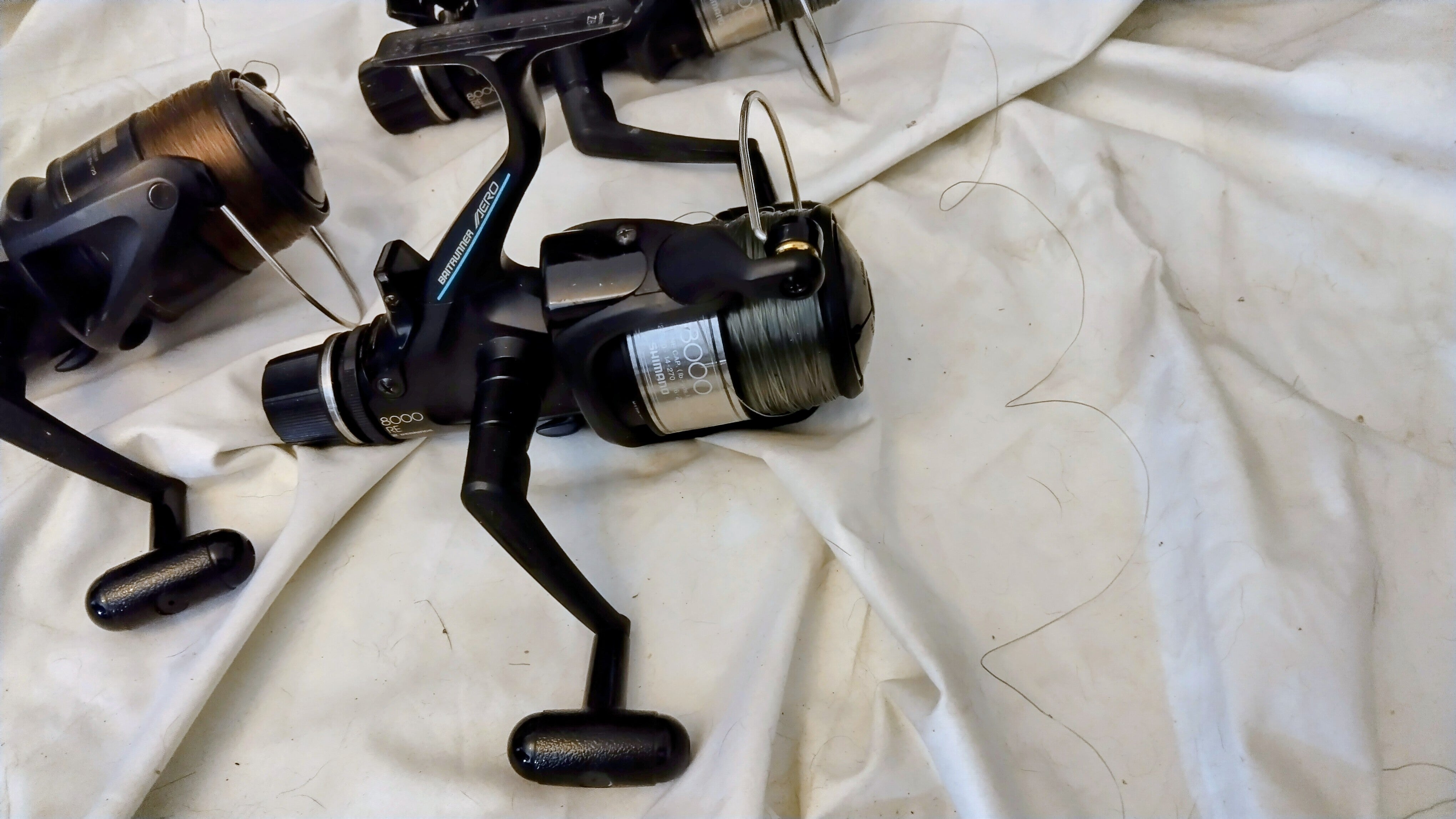 Shimano Aero GTE 8000RE Baitrunner Reel - Very Good Condition