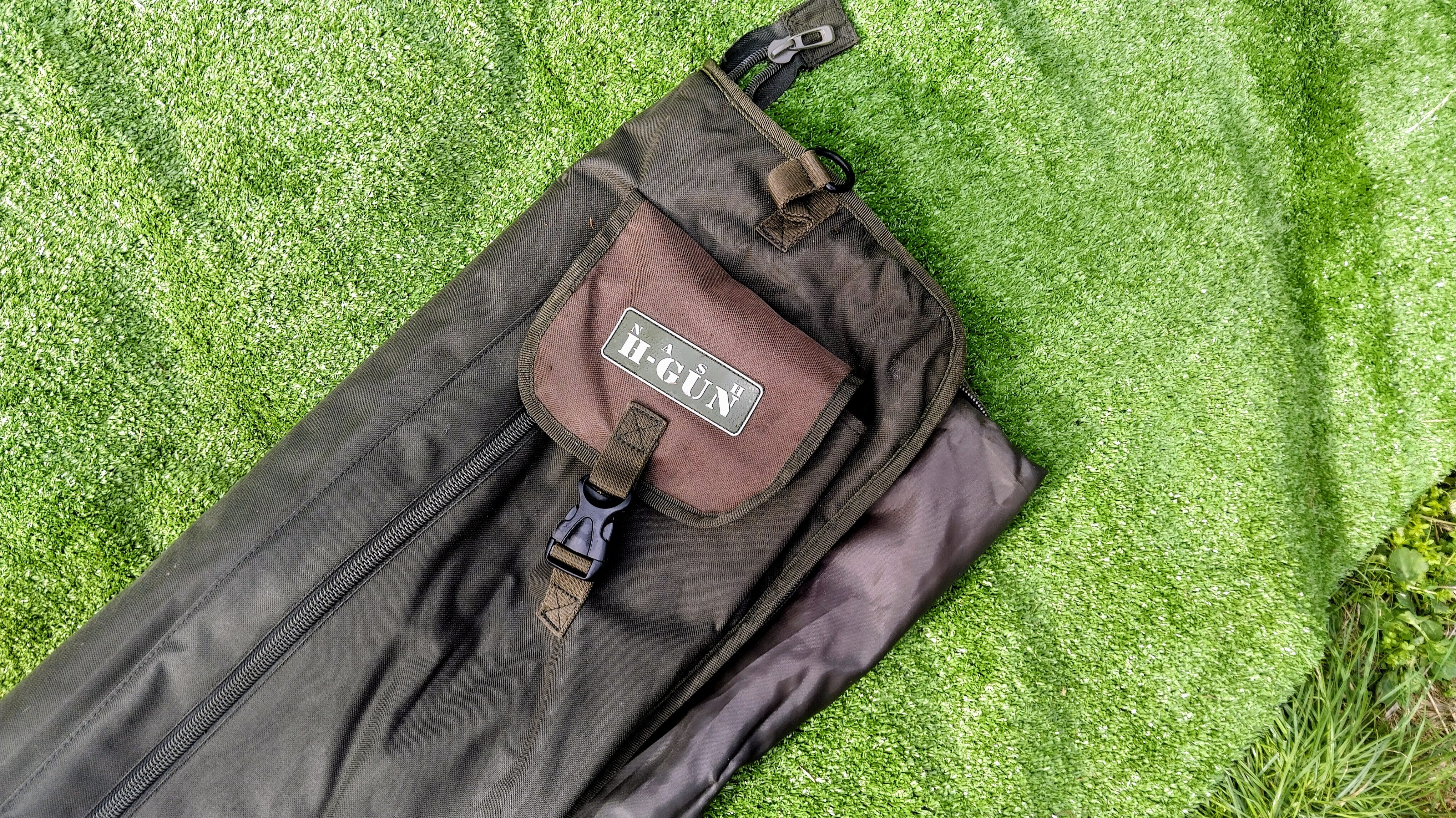 Nash H Gun 3 Rod Holdall 12ft Padded Carp Luggage Built In Aluminium Spine
