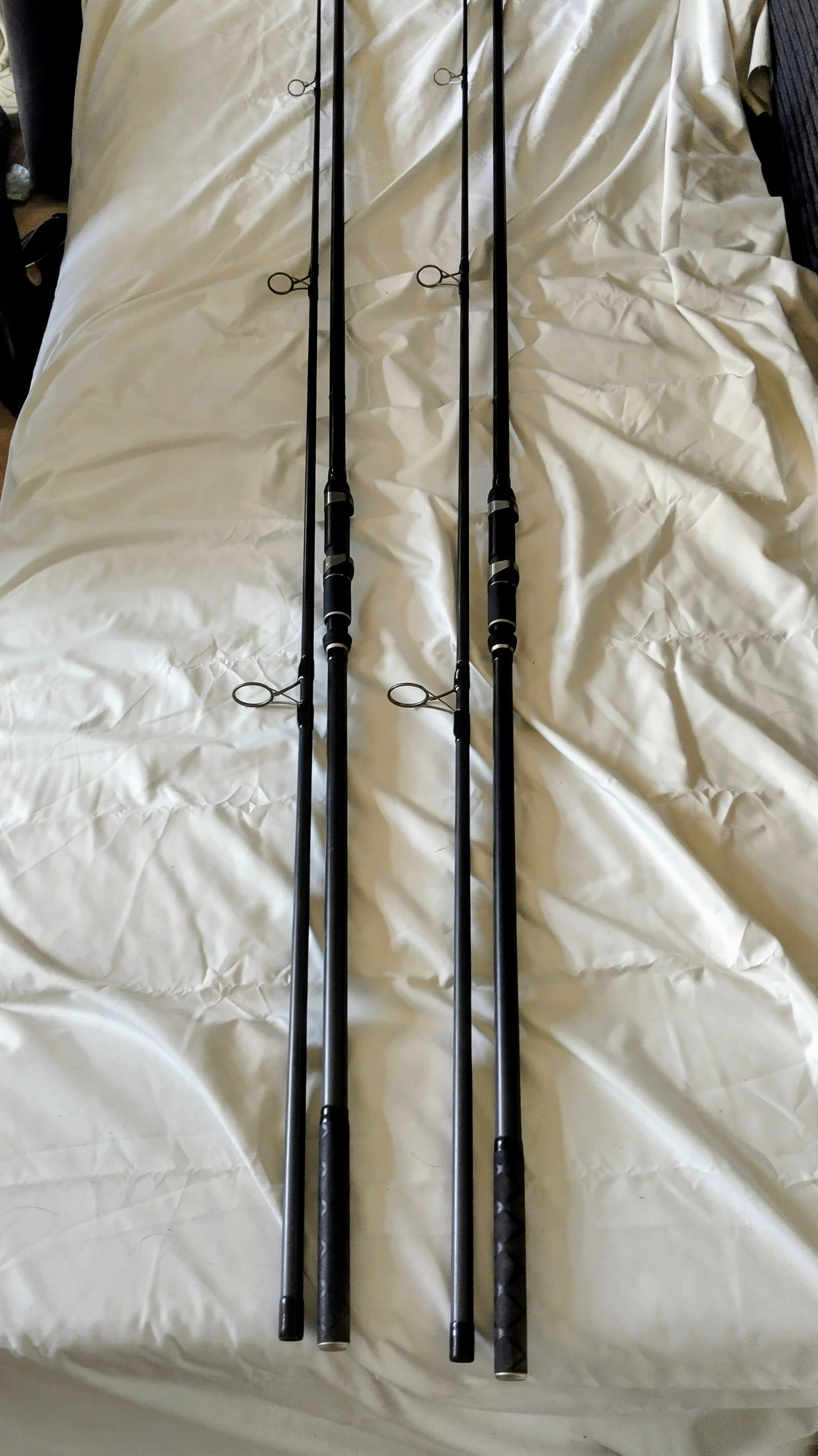 Shimano Catana Carp Rods 12ft 3lb Test Curve - Pair of Used Matching Fishing Rods