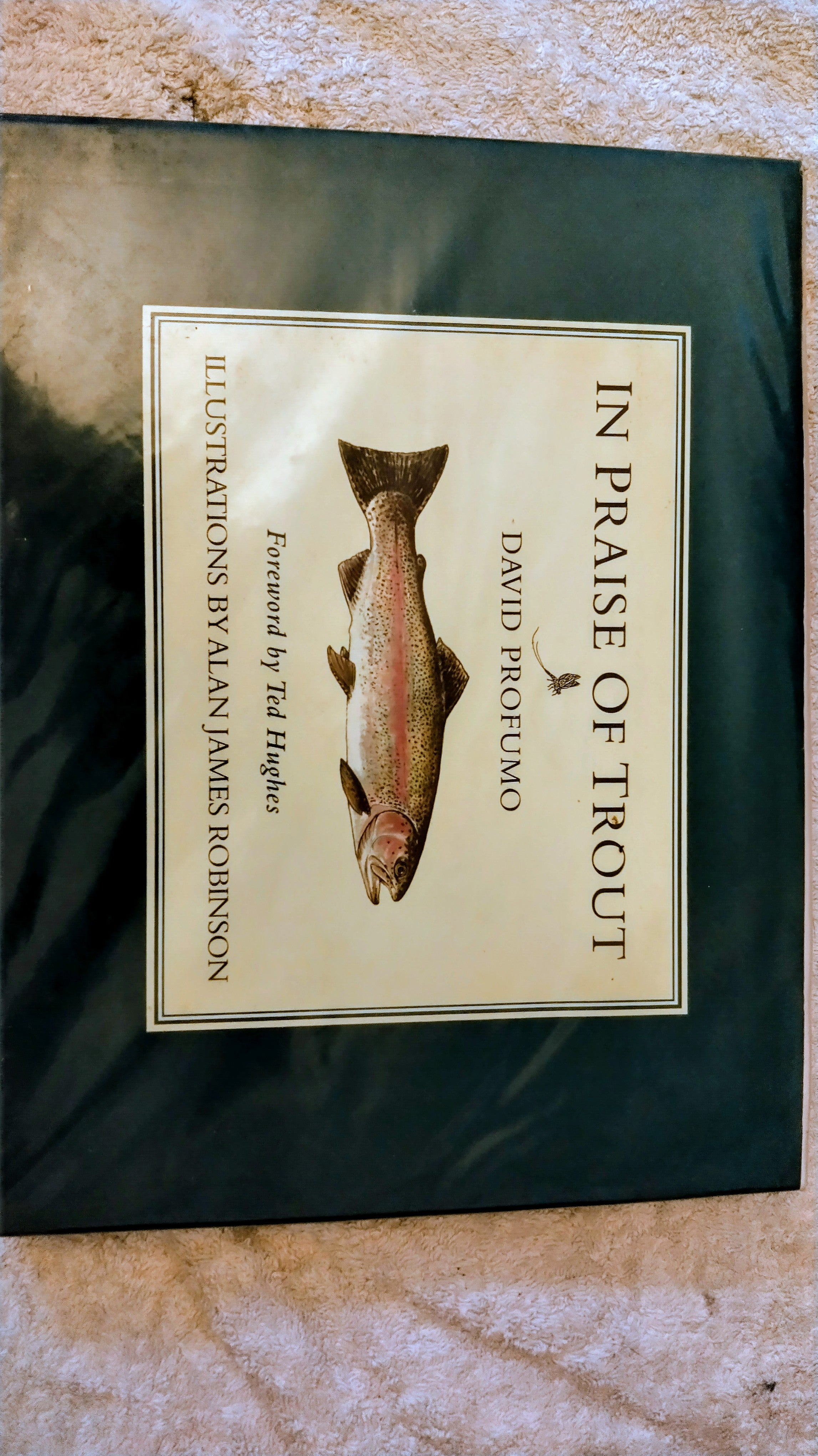 In Praise of Trout David Profumo Ted Hughes Hardback Fly Fishing Angling Book