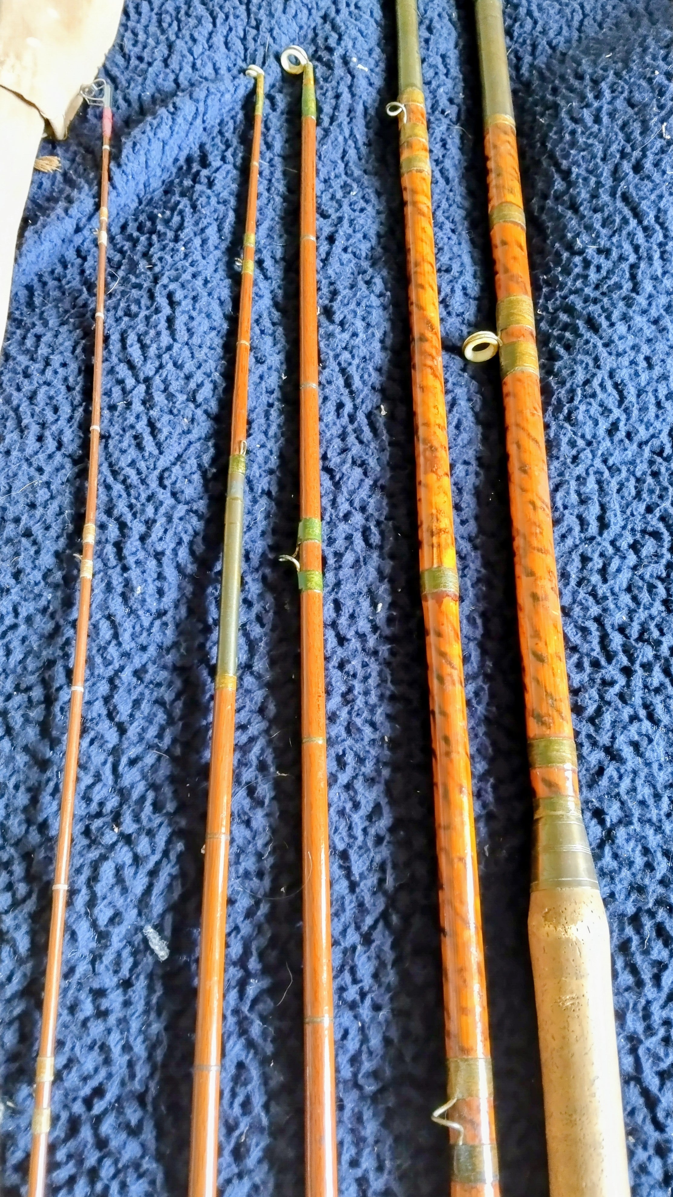 Vintage Allcocks Cane Fishing Rod 3 Tips - Multi Tip  Coarse Match Rod