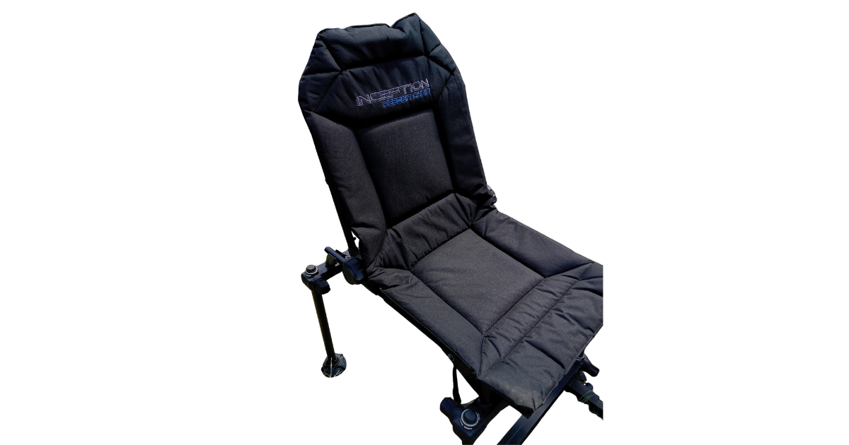 Preston Innovations Inception Feeder Chair + Footplate Side Tray Brolly Feeder Arm