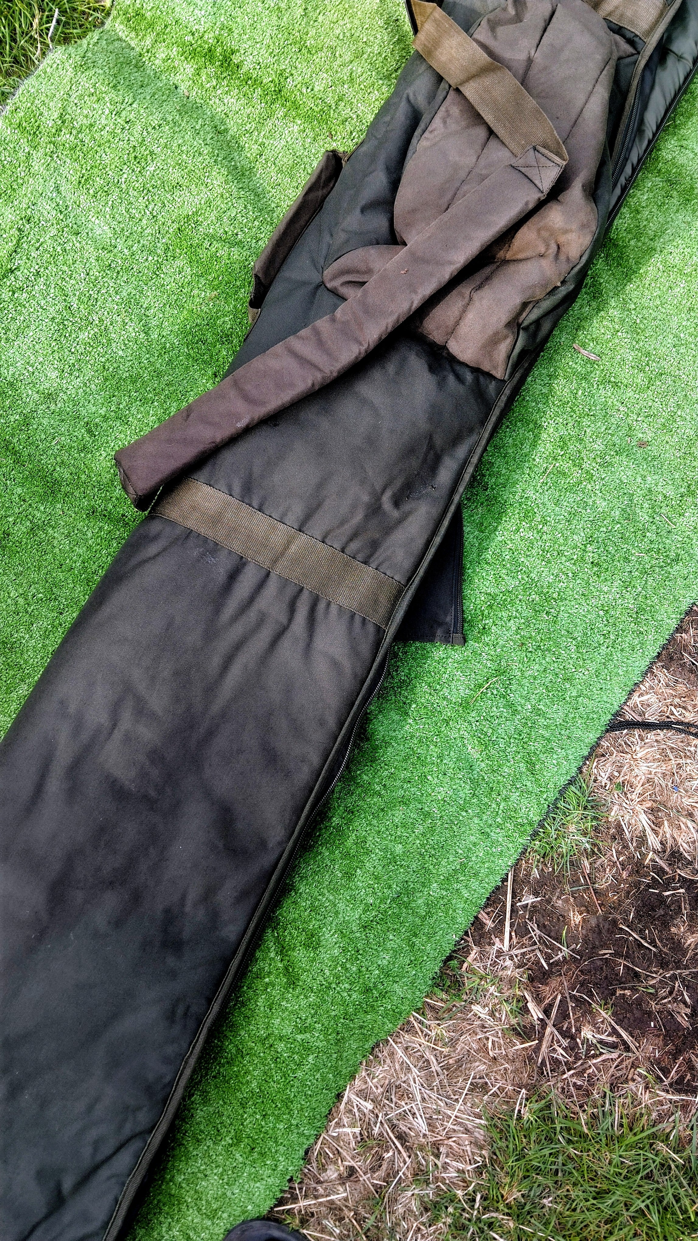 Nash H Gun 3 Rod Holdall 12ft Padded Carp Luggage Built In Aluminium Spine