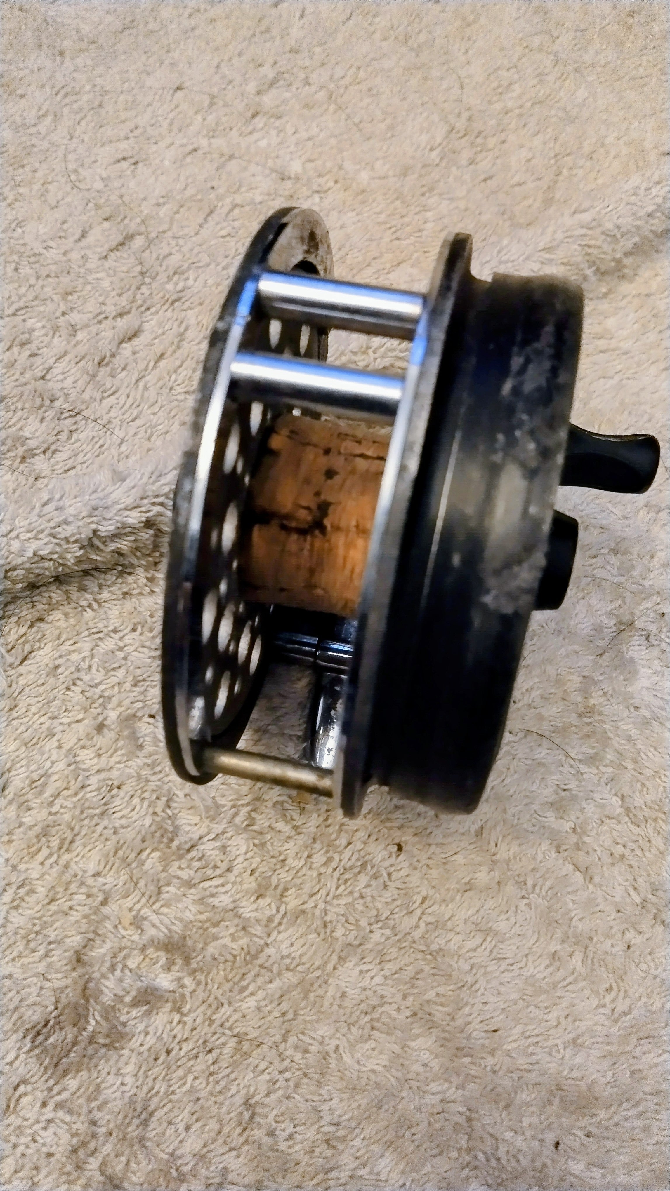 RARE Noris Shakespeare Fish Hawk Vintage Trout Fly Fishing Reel British