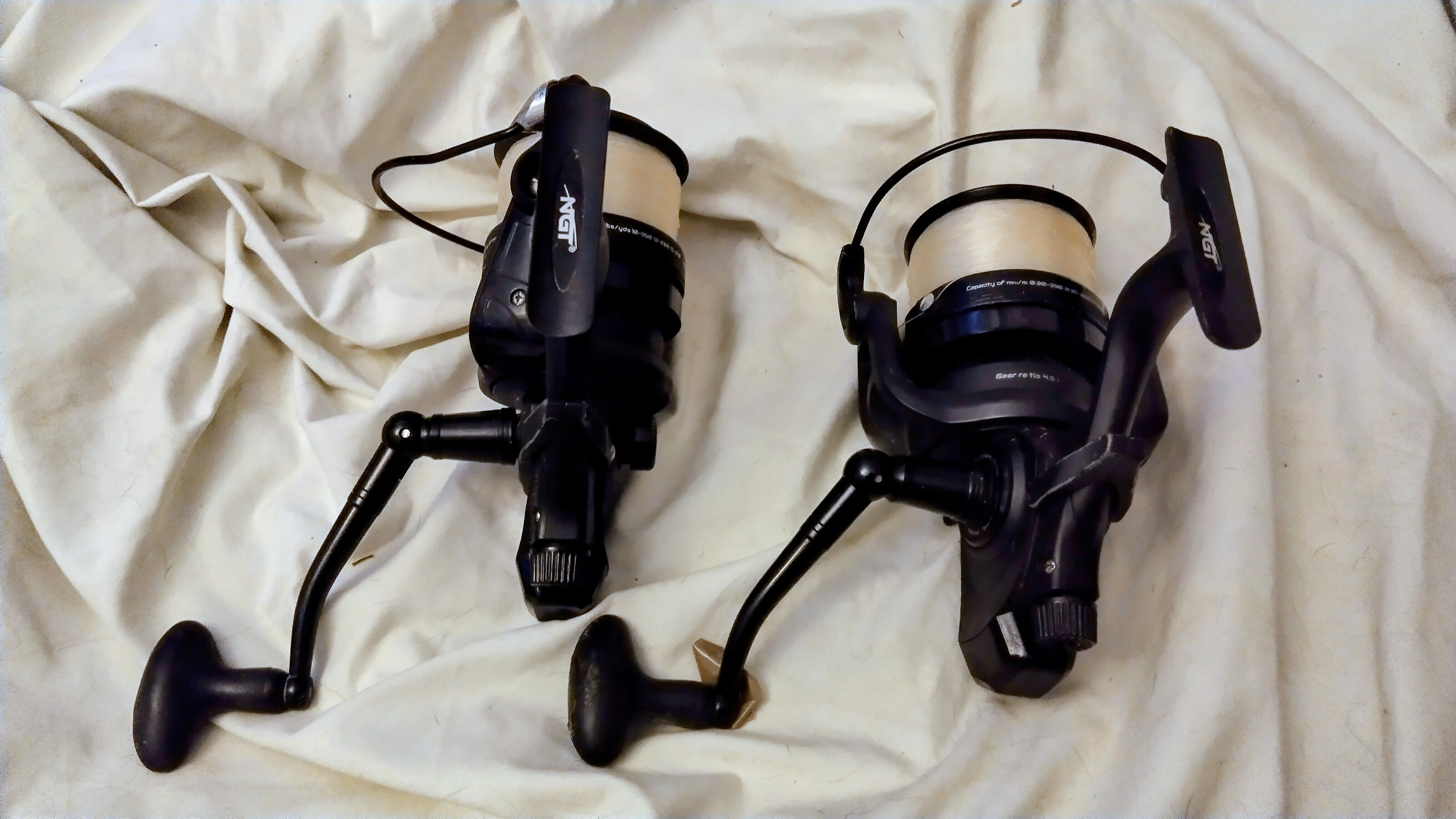 Pair of NGT Dynamic Carp 70 Big Pit Baitrunner Reels - 10+1 BB