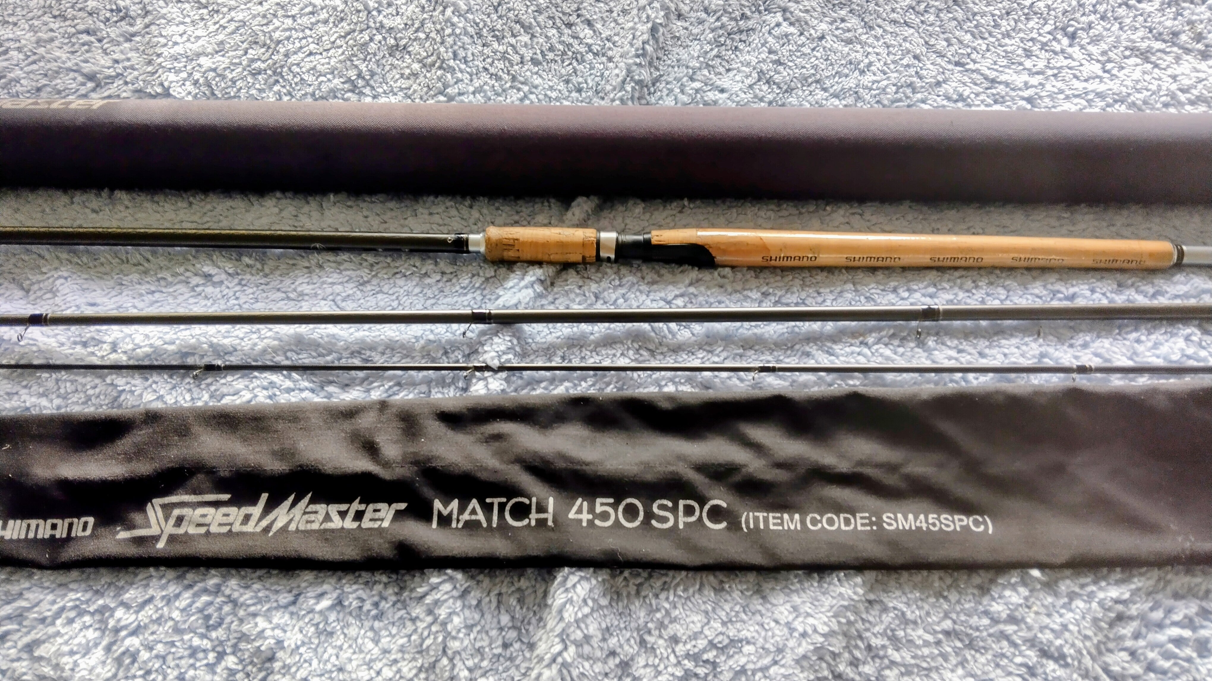 Shimano Speedmaster 450 SPC 15ft Match Rod - 3 Piece Float Rod - With Hard Case