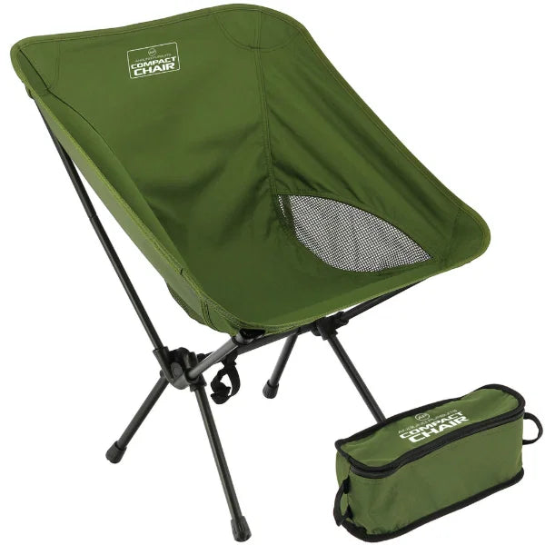 Angling Pursuits Compact Carp Fishing Chair Lightweight Folding Seat with Carry Case